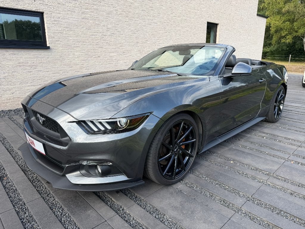 Ford Mustang EcoBoost Cabrio | EU | voll. onderhoudhistorie, Auto's, Dealer onderhouden, Achterwielaandrijving, 4 cilinders, 2300 cc