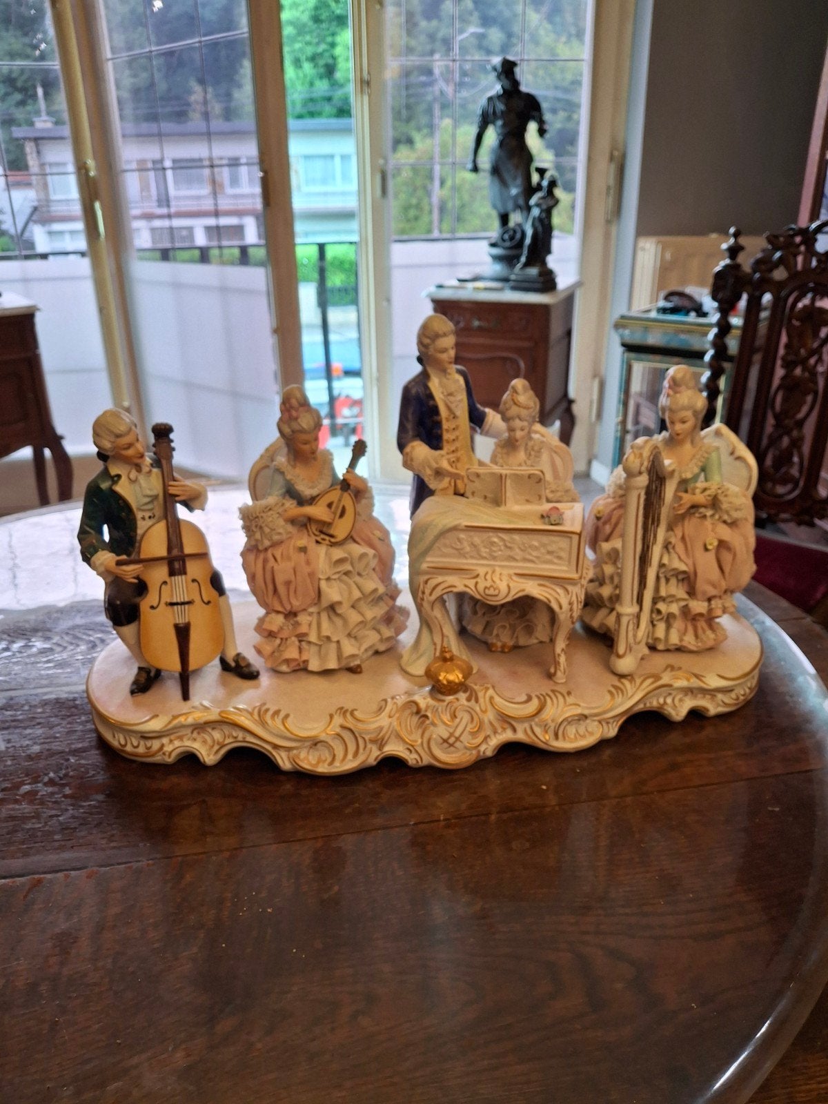 imposante statue ancienne largeur 60 cm prix 375 euros, Collections, Enlèvement, Comme neuf, Autres types