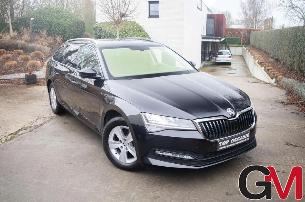 Skoda Superb Combi Superb 1.5 TSI ACT Ultimate DSG, Auto's, Automaat, 4 cilinders, Zwart, Leder