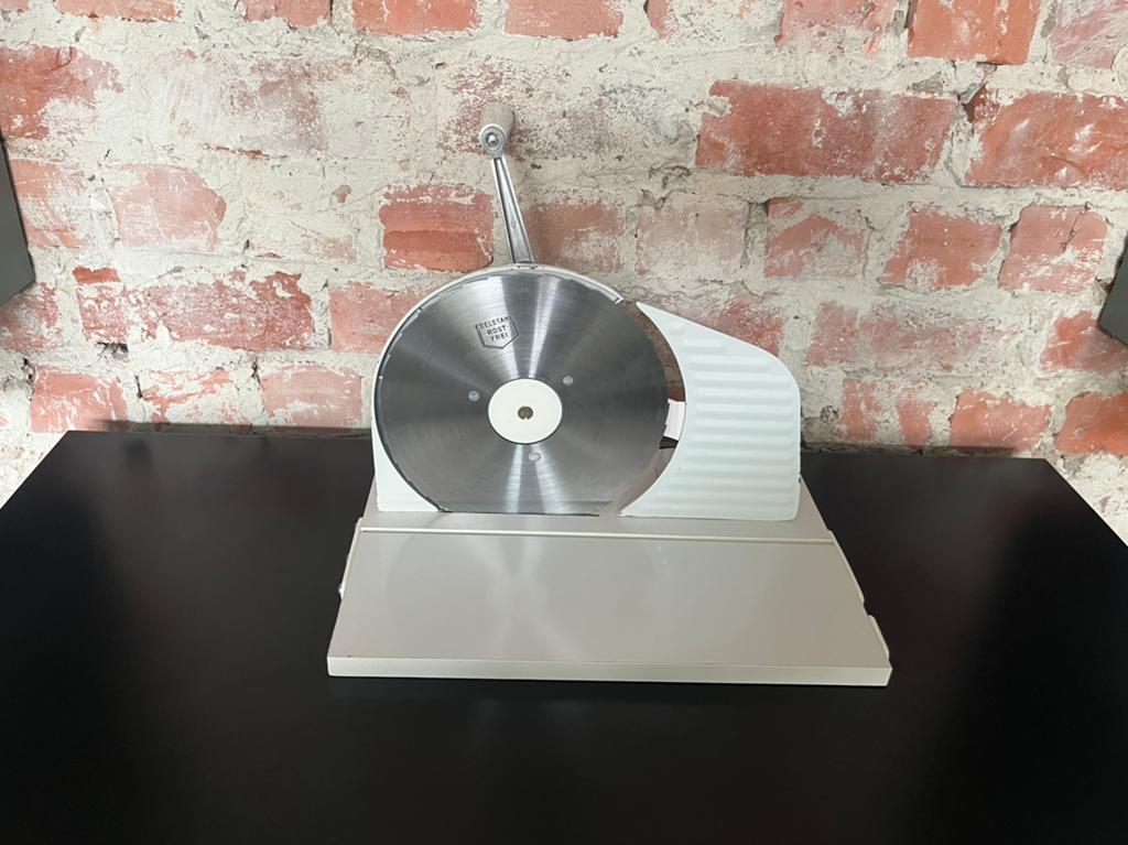 Vintage GEKA manuele snijmachine / broodsnijder, Snijmachine, Ophalen