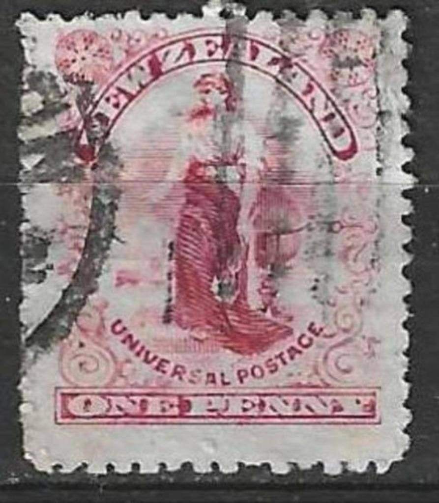 Nouvelle-Zélande 1900/1909 - Yvert 94 - Fermier - 1 p. (ST), Timbres & Monnaies, Timbres | Océanie, Envoi, Affranchi