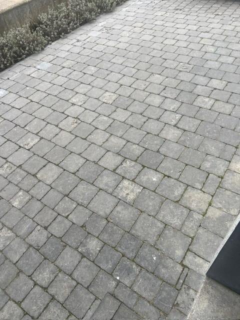 BLAUWE STEEN/ NATUURSTEEN VOOR OPRIT/TERRAS, Tuin en Terras, Tegels en Klinkers, Ophalen, Gebruikt, Overige typen, Natuursteen