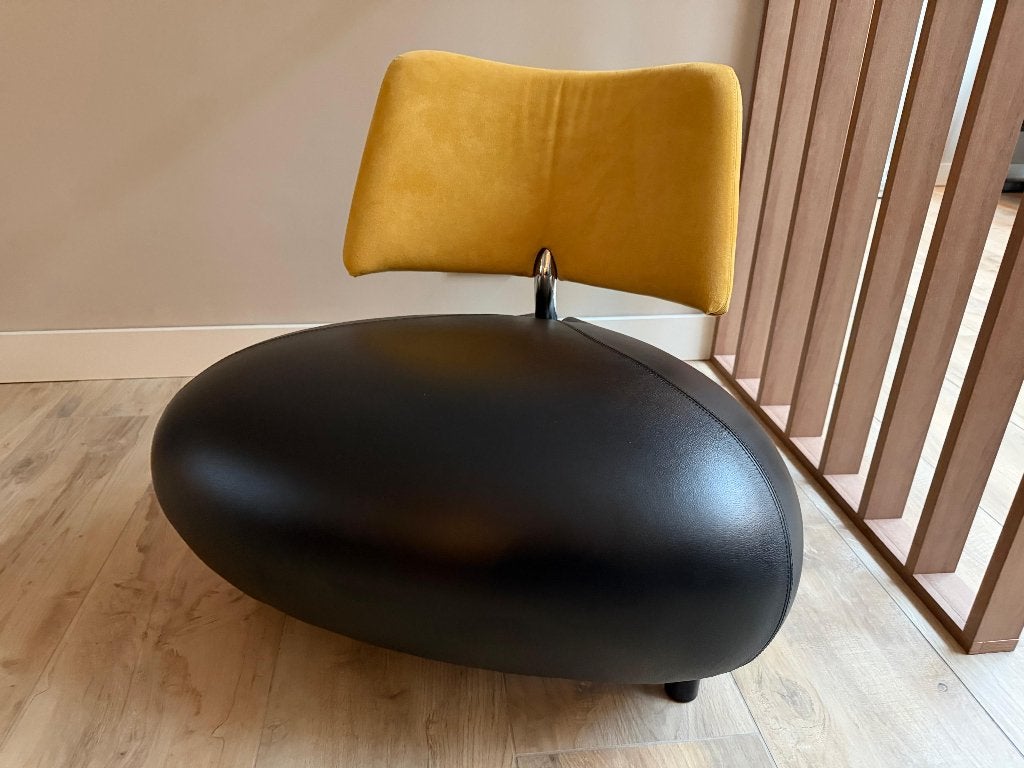 Leolux Pallone – topstaat, Ophalen, 75 tot 100 cm, Zo goed als nieuw, Leer