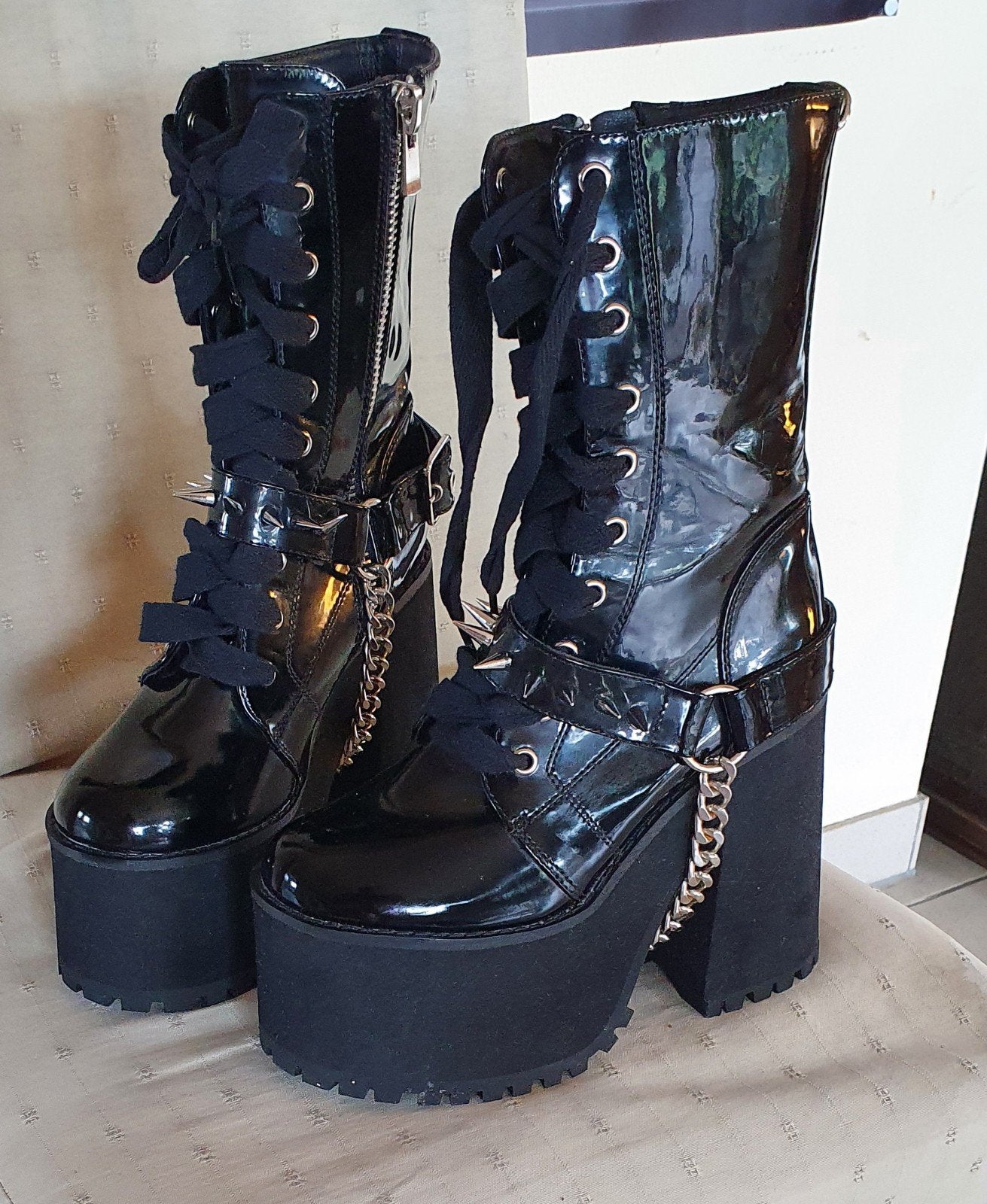 Stijlvolle & prachtig👍Sexy dames schoenen👍m: 7, Kleding | Dames, Hoge laarzen, Zwart, Nieuw, Ophalen of Verzenden