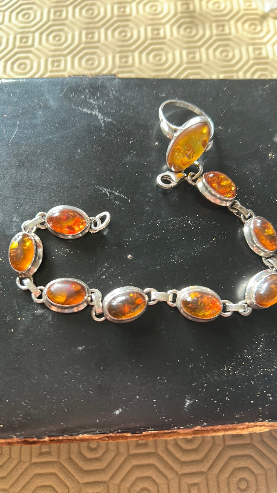 Bracelet ancien en argent, Bijoux, Sacs & Beauté, Enlèvement, Comme neuf, Argent, Argent