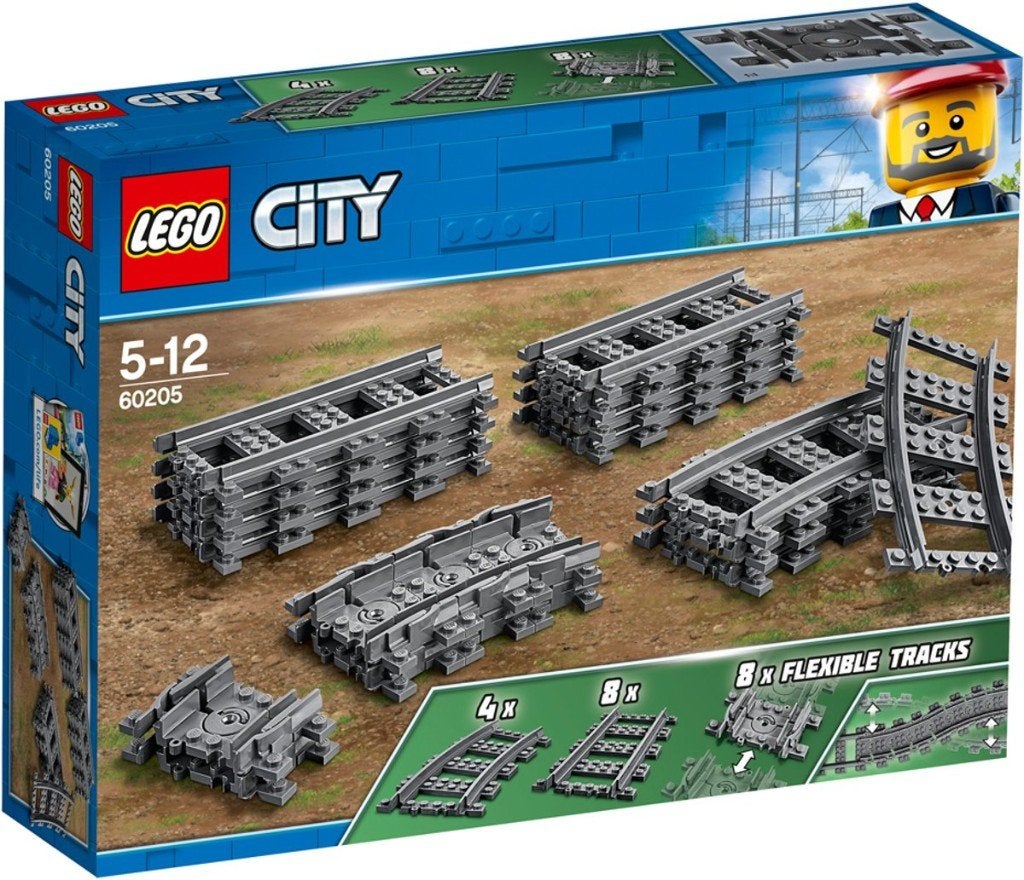 LEGO City Treinrails 60205, Kinderen en Baby's, City, Lego, Accessoire, Nieuw