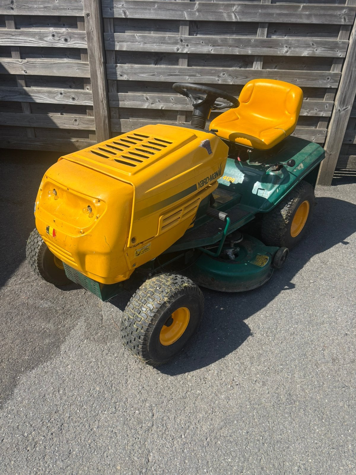 Zitmaaier Yardman TE4125 94cm 12,5pk, Enlèvement, Utilisé, Vitesses