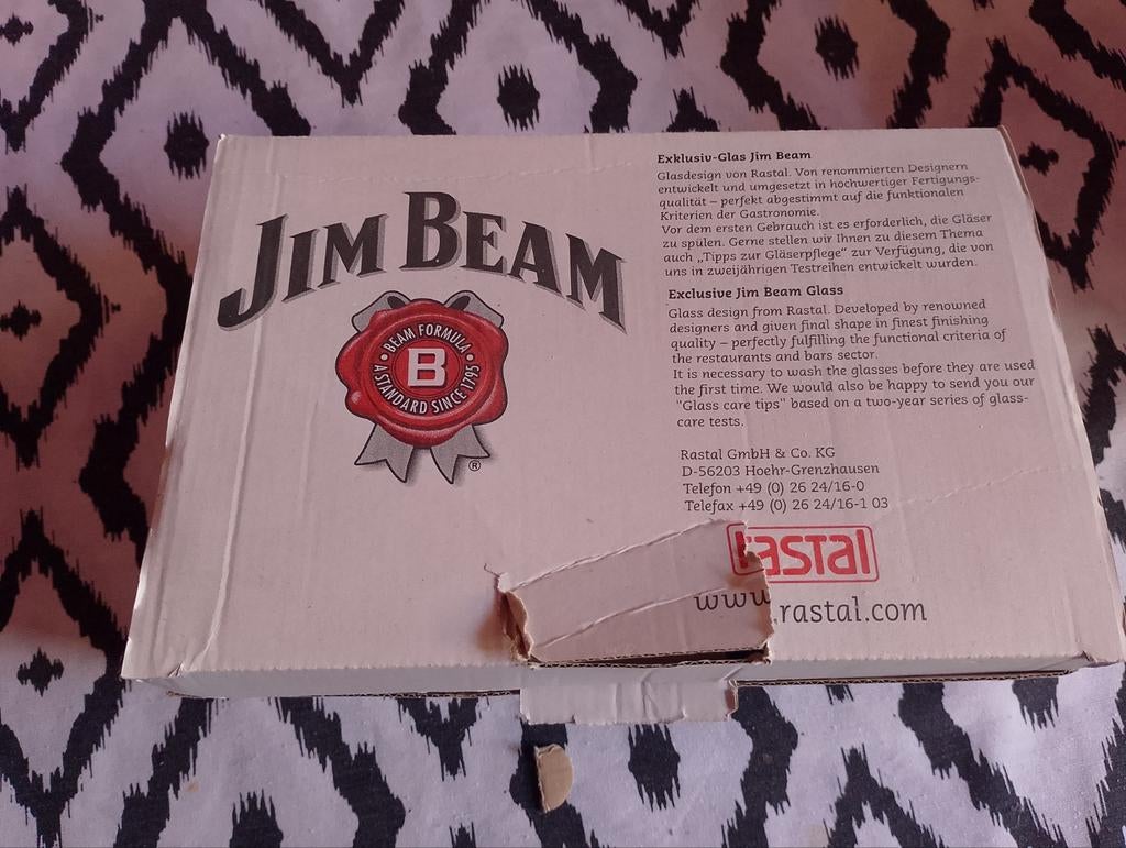 Jim Beam glazen 29 cl, Verzamelen, Ophalen of Verzenden
