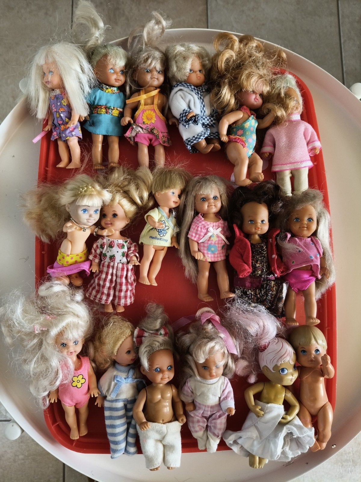 kleine poppetjes voor poppenhuis of vrij spel, Kinderen en Baby's, Ophalen