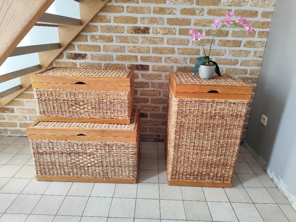 Drie manden met hout, Huis en Inrichting, Ophalen, Gebruikt