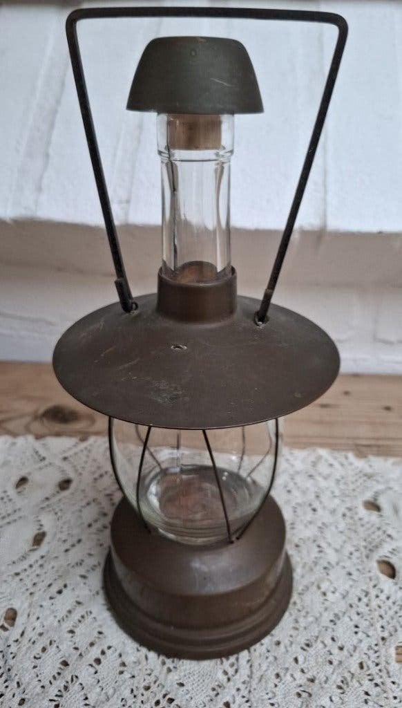Vintage Zwitsers Reuger muziekdoosje, fles lantaarn, Enlèvement ou Envoi