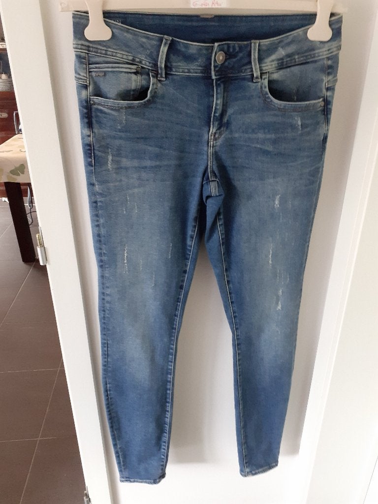 G-STAR RAW Damesjeans Maat: 33" Prijs: € 5, Vêtements | Femmes, Jeans, Enlèvement ou Envoi, Porté, G-star raw, Bleu