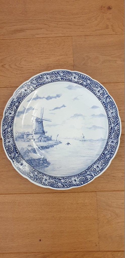 Grote Delftse schaal - Diameter 41 cm, Ophalen