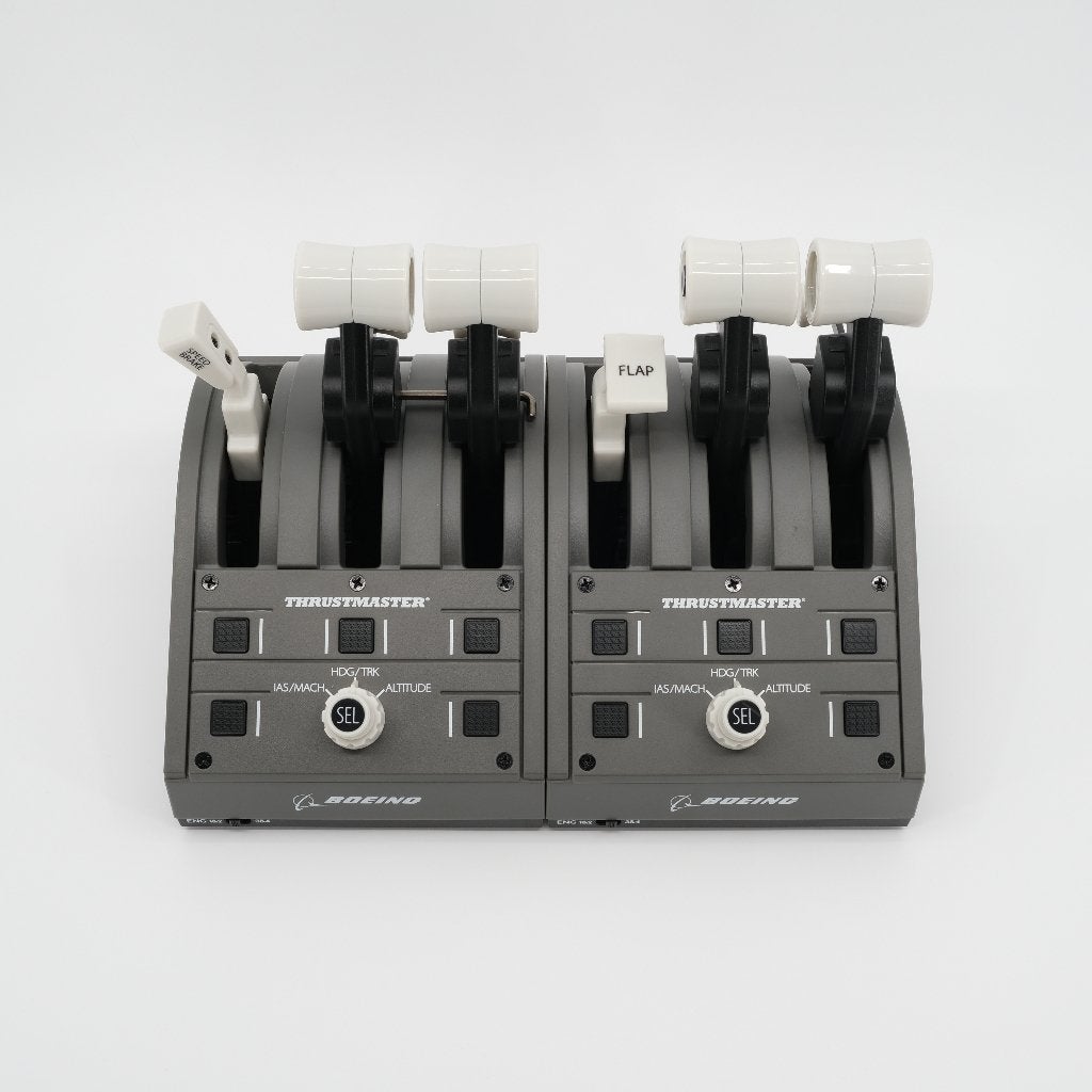 Thrustmaster TCA Quadrant Boeing (dual) + desk mounts, Ophalen of Verzenden, Zo goed als nieuw, Thrustmaster