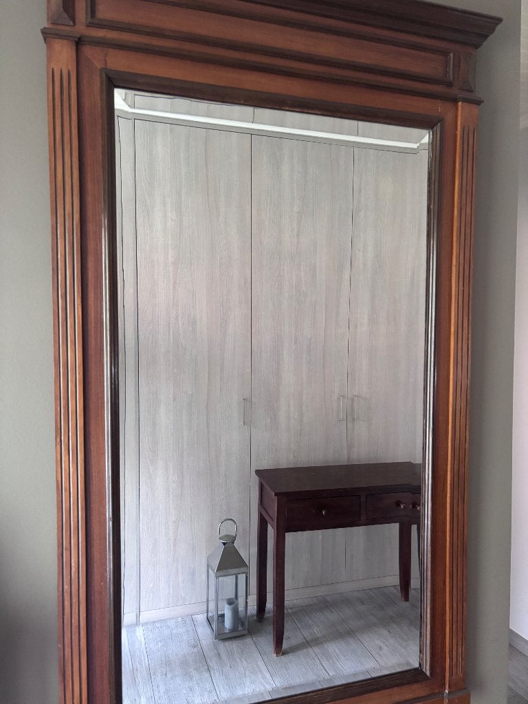 Spiegel, Huis en Inrichting, Woonaccessoires | Spiegels, Ophalen, Gebruikt, 75 tot 100 cm, 150 tot 200 cm