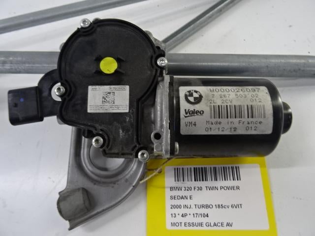 MOTEUR ESSUIE-GLACE AVANT BMW 3 serie (F30) (726750302), Autos : Pièces & Accessoires, Mevr. I. Hauben, Utilisé, BMW, Rue de l'Espoir 34 34
4030  GRIVEGNÉE, BE
