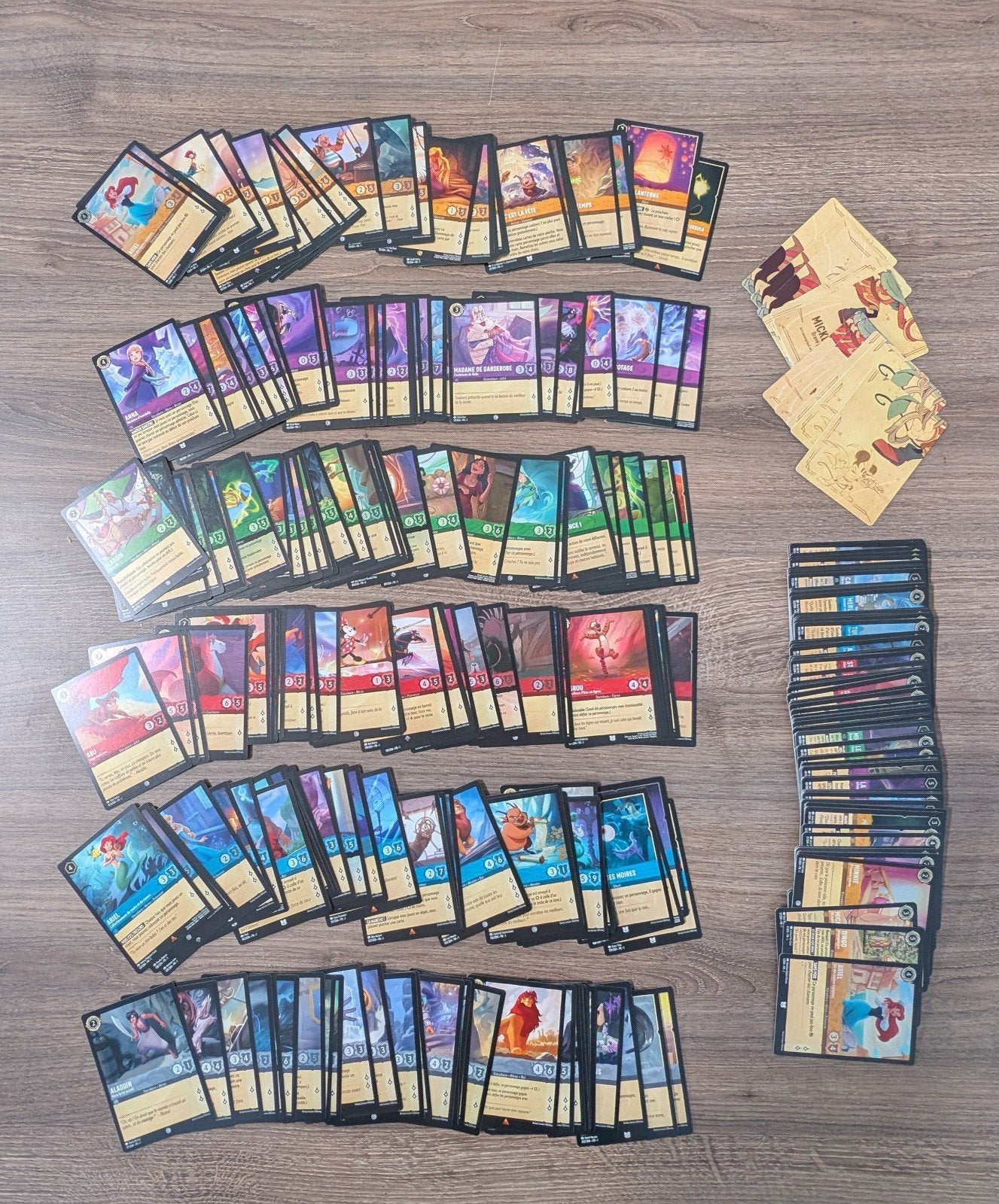 Lot de cartes du Premier Chapitre de Disney Lorcana en VF, Ophalen of Verzenden