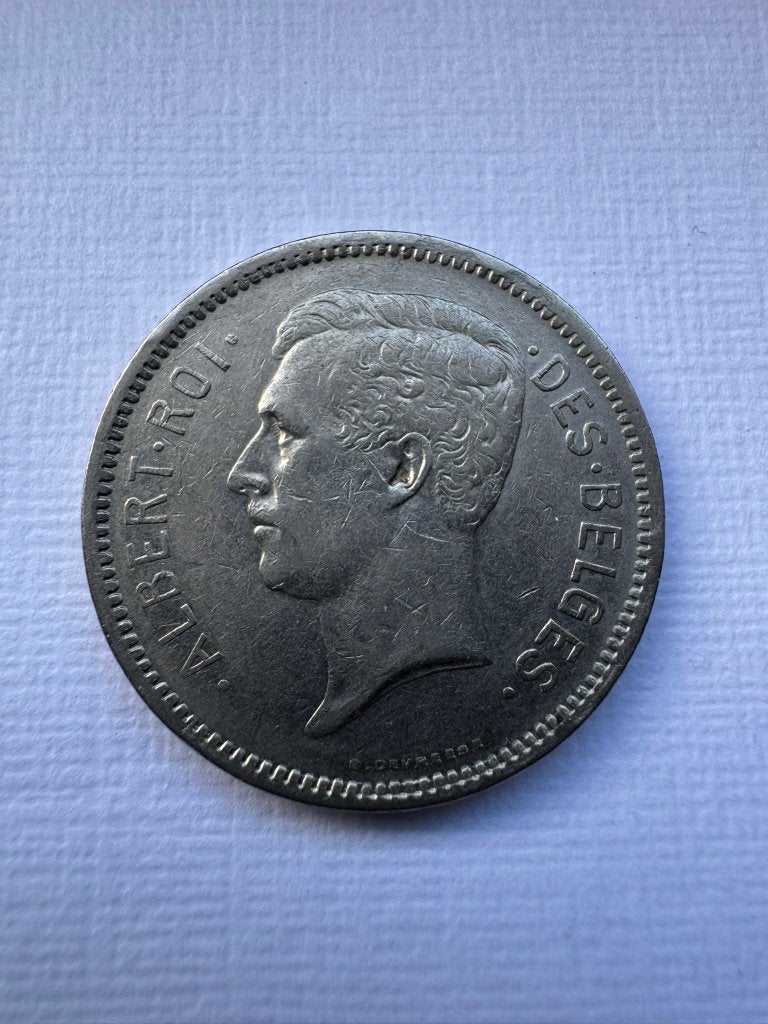 België - 5 francs 1931, Postzegels en Munten, Munten | België, Ophalen of Verzenden, Overig, Losse munt