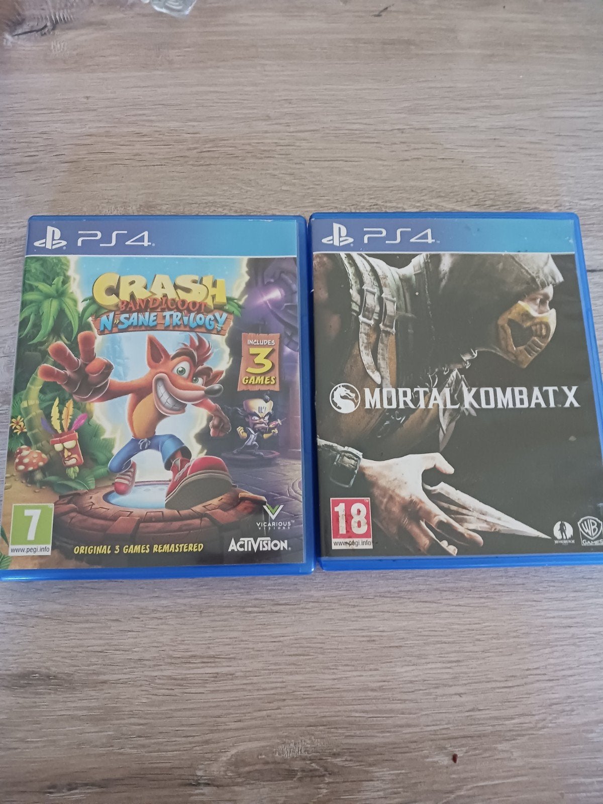 2 spellen ps 4, Ophalen