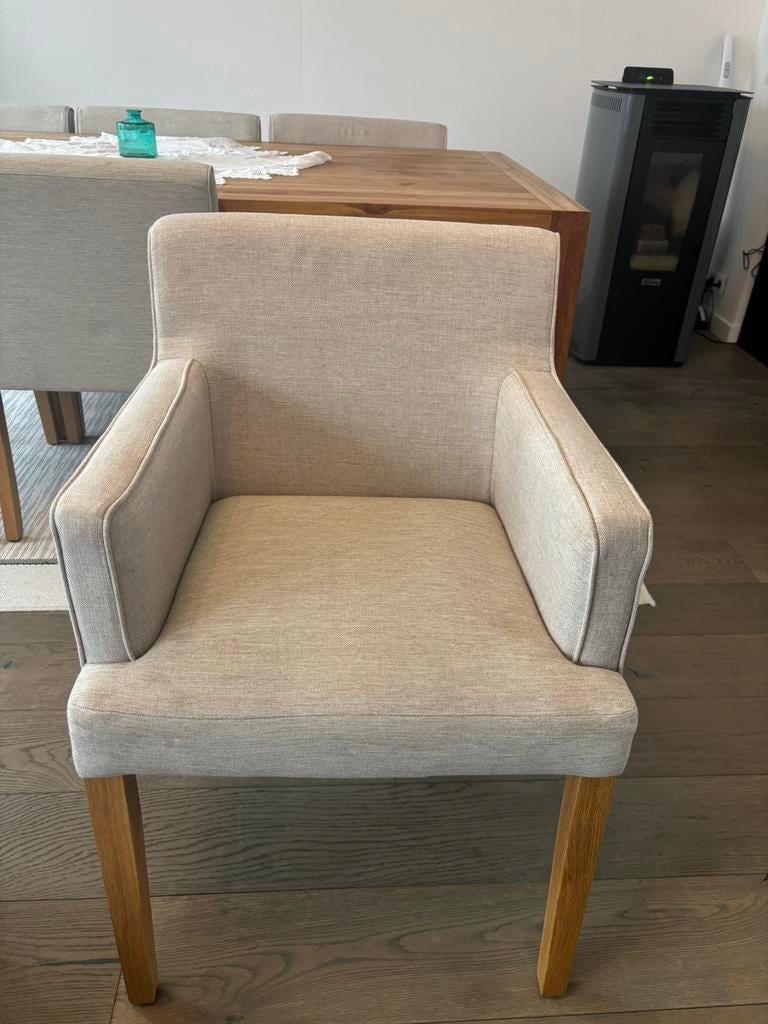 8 stuks eetkamerstoelen, Huis en Inrichting, Stoelen, Ophalen, Zo goed als nieuw