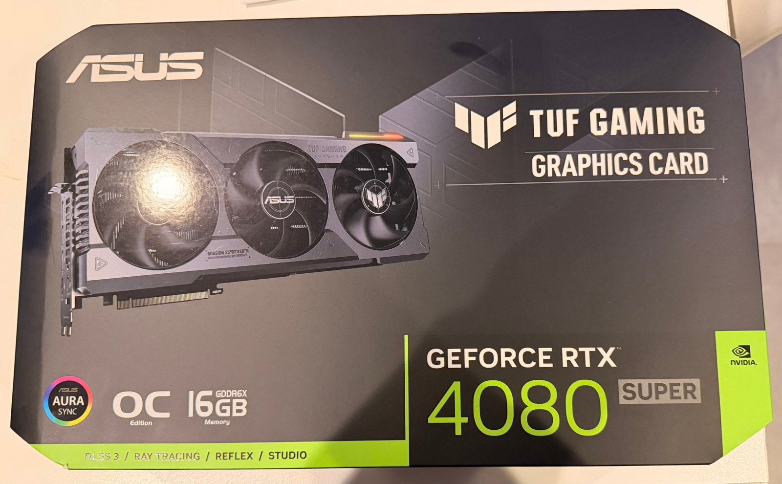 RTX 4080 Super Asus TUF, Computers en Software, GDDR6, PCI-Express 4, Ophalen of Verzenden, Zo goed als nieuw