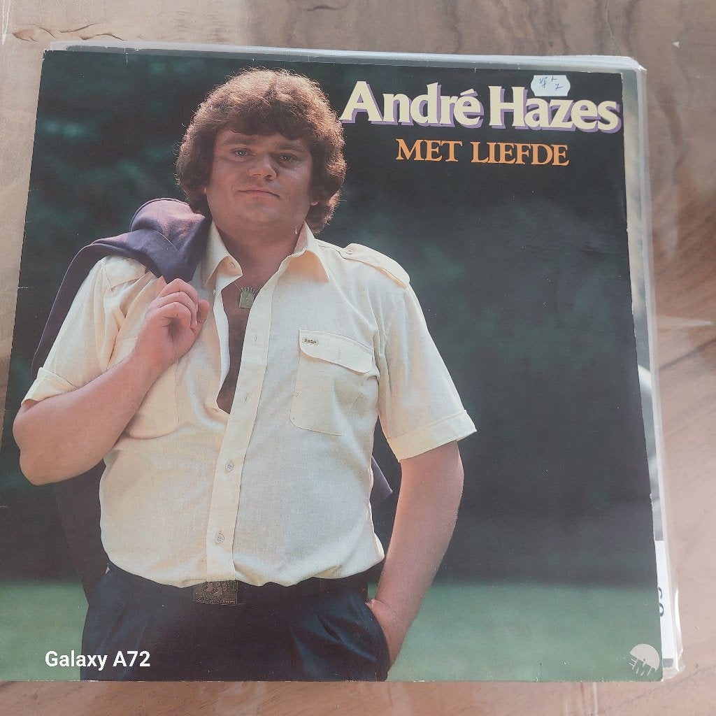 andre hazes met liefde, Cd's en Dvd's, Vinyl | Nederlandstalig, Gebruikt, Overige formaten, 1980 - 1989, Ophalen of Verzenden