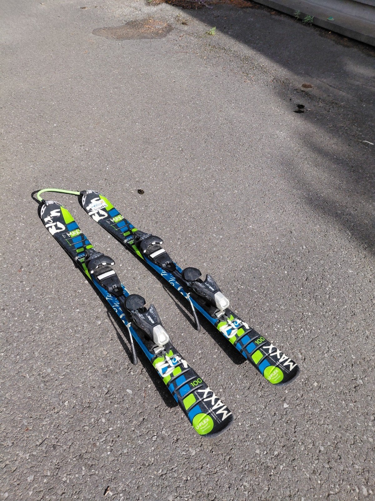 skiset elan 100 maxx + botten tecno pro 248mm 32,5, Ophalen, Gebruikt, 100 tot 140 cm, Ski's