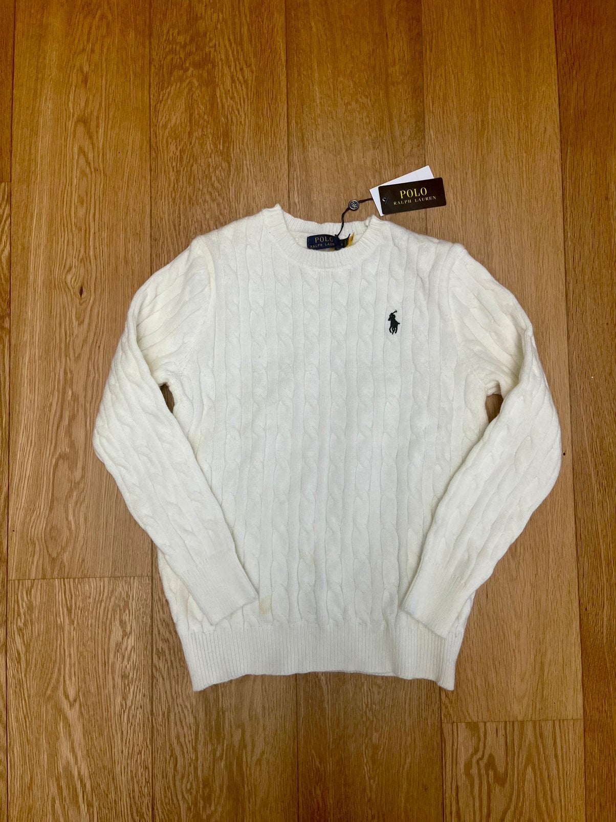 Ralph lauren Sweater, Ophalen of Verzenden, Zo goed als nieuw, Maat 46 (S) of kleiner, Wit