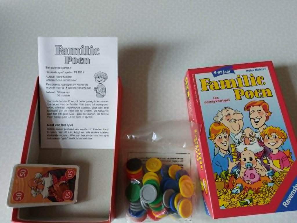 Ravensburger Familie Poen - pocketspel, Ophalen, Nieuw