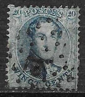 België OPC 15A Koning Leopold I, Ophalen of Verzenden, Gestempeld, Koninklijk huis