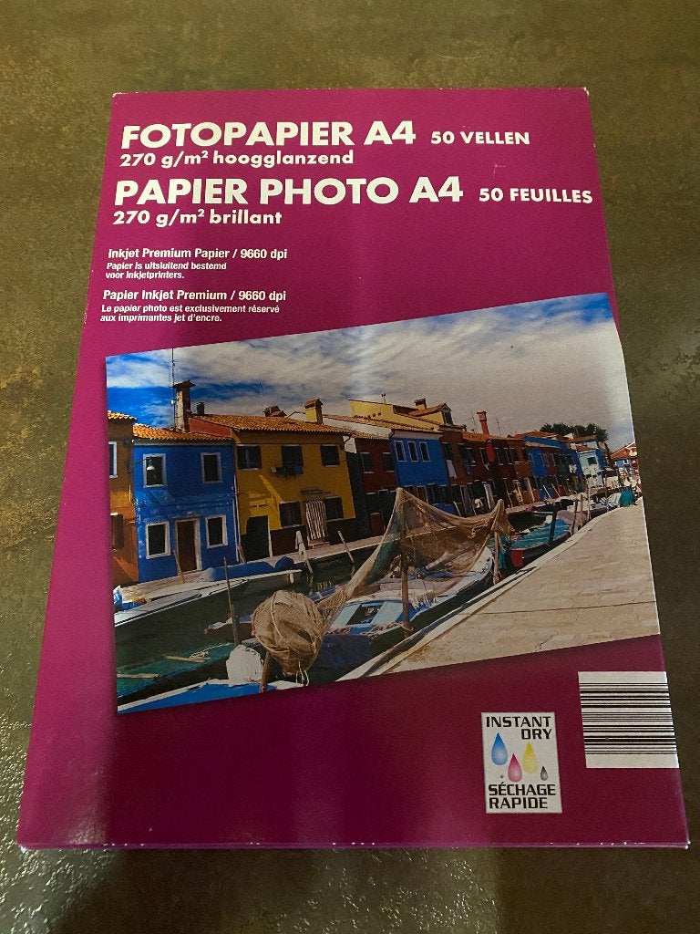 50 Vellen fotopapier, Hobby en Vrije tijd, Ophalen, Nieuw, Blanco kaart of Basiskaart