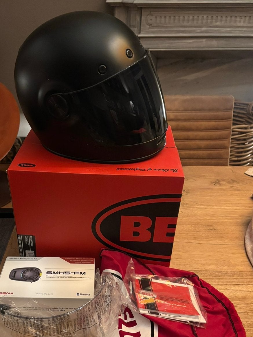 Casque Bell Bullit Black Mat XXL, Autres marques, Seconde main, Casque intégral, Hommes