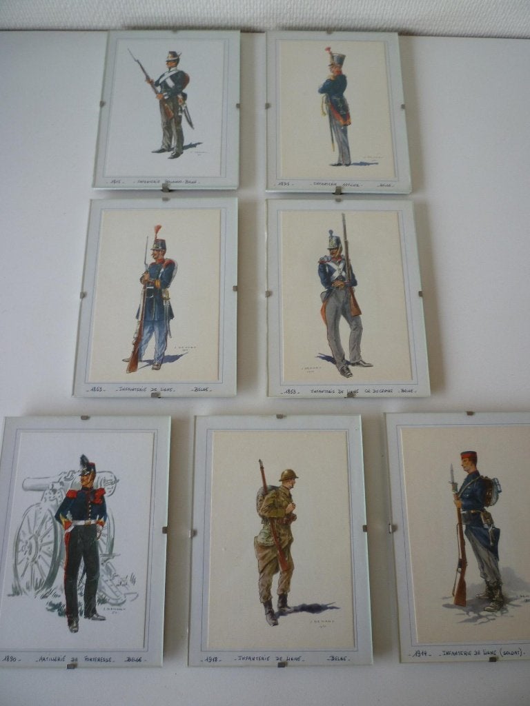 Uniformes de soldats Belges, Collections, Objets militaires | Général, Enlèvement ou Envoi