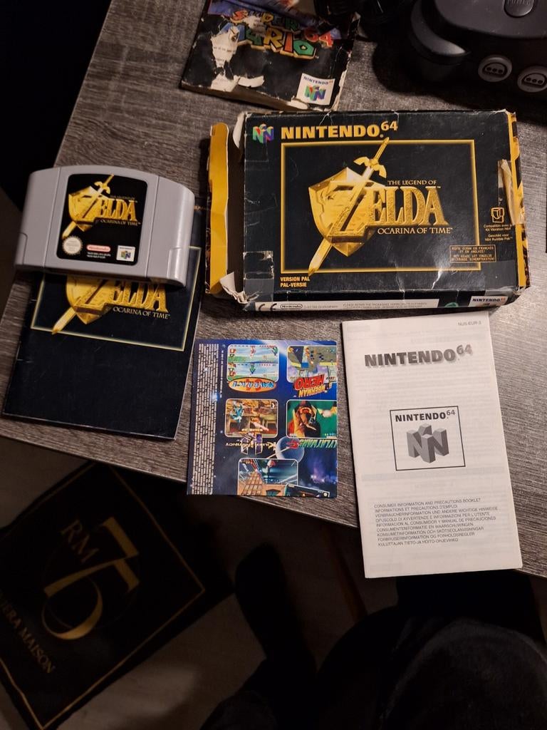 Zelda ocarina of time met doosje, Ophalen