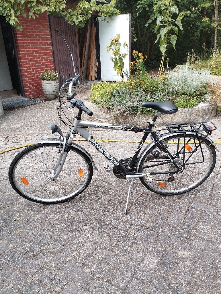 Herenfiets 28 inch, Gebruikt, Velgrem, Versnellingen, 53 tot 57 cm