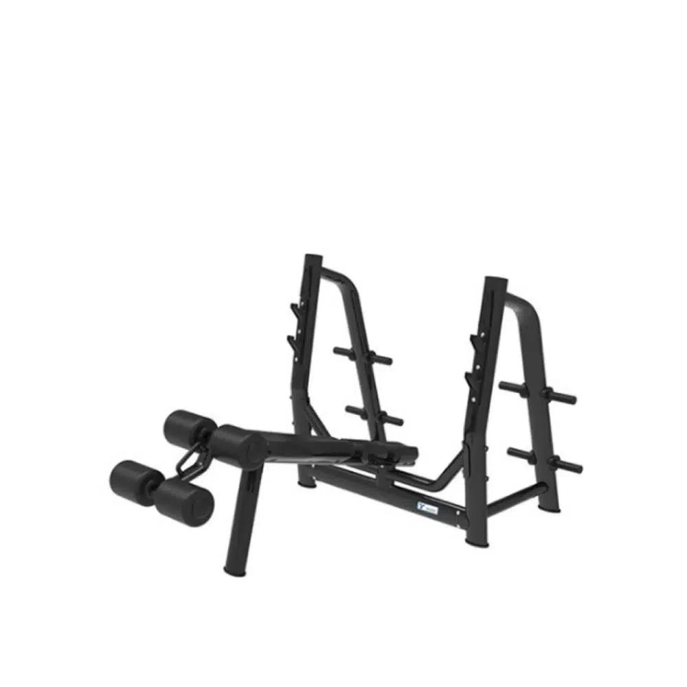Gymfit – Luxury Line Plus – Olympic Decline Bench PEB103, Ophalen of Verzenden, Zo goed als nieuw, Benen, Overige typen