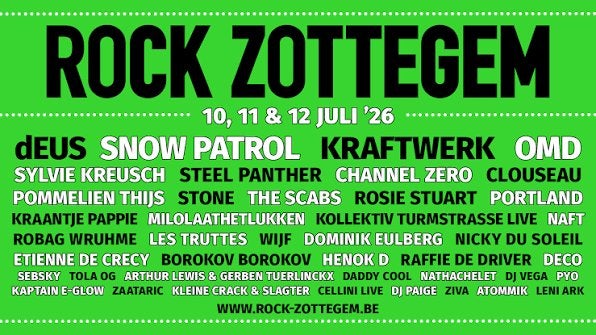 Comibticket Rock Zottegem vrijdag 10-zaterdag11 juli, Tickets en Kaartjes, Eén persoon