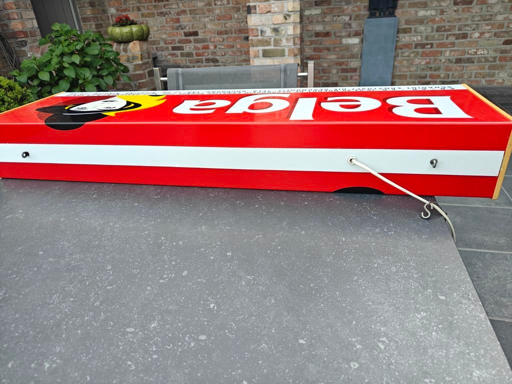 Vintage lichtbak, Ophalen