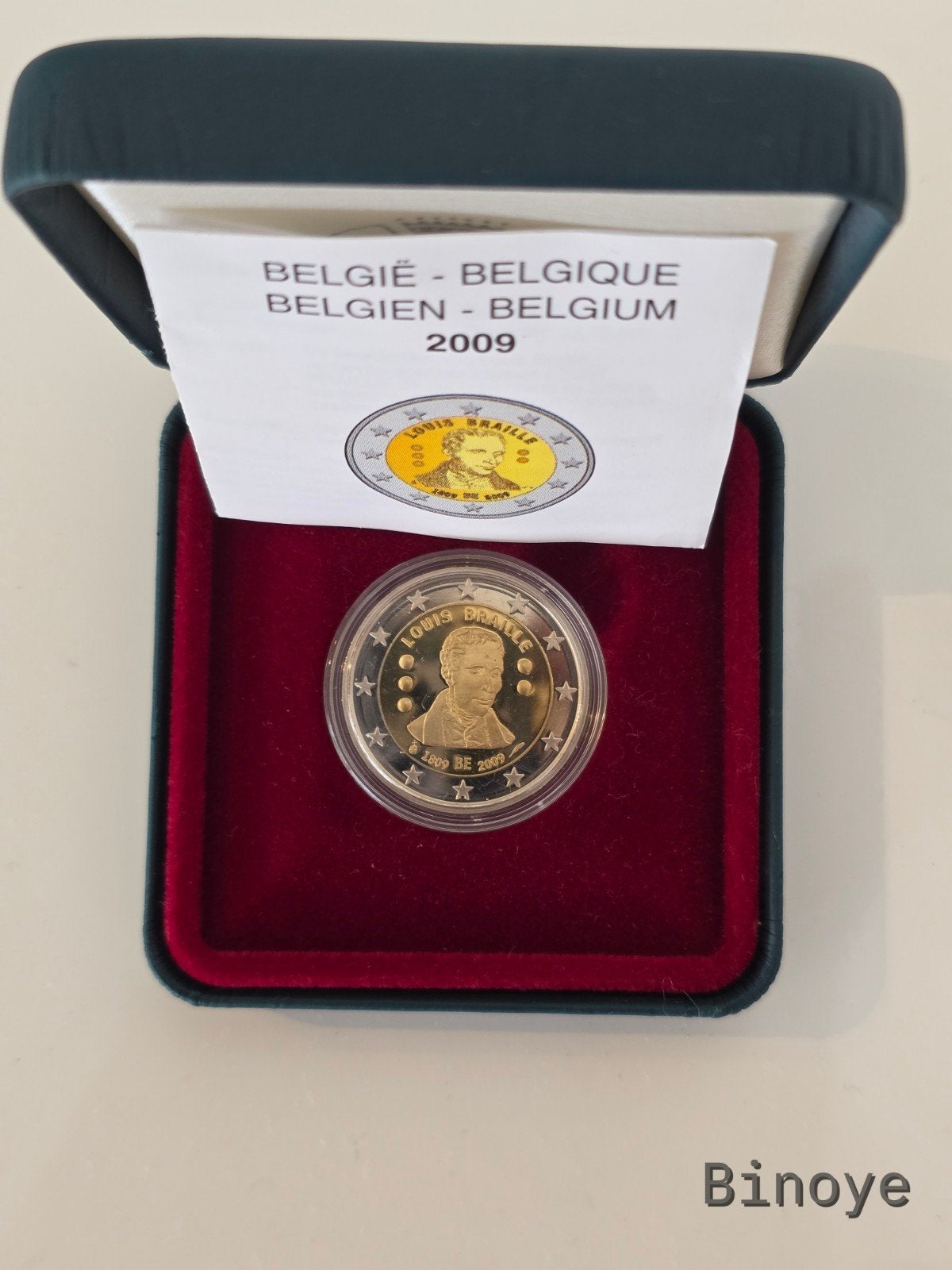 2€ Belgique 2009 Proof – Louis Braille – 6 000 ex., Enlèvement ou Envoi, Belgique, 2 euros