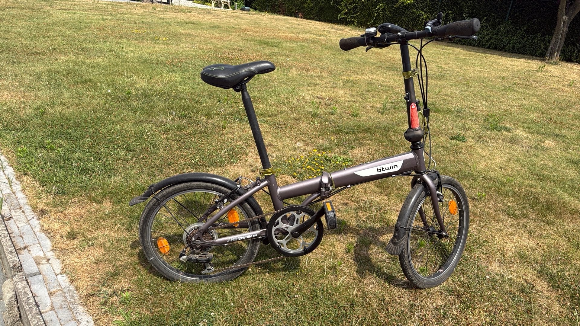 Vouwfiets om op te knappen, Fietsen en Brommers, Gebruikt, Velgrem, Versnellingen, 18 tot 20 inch