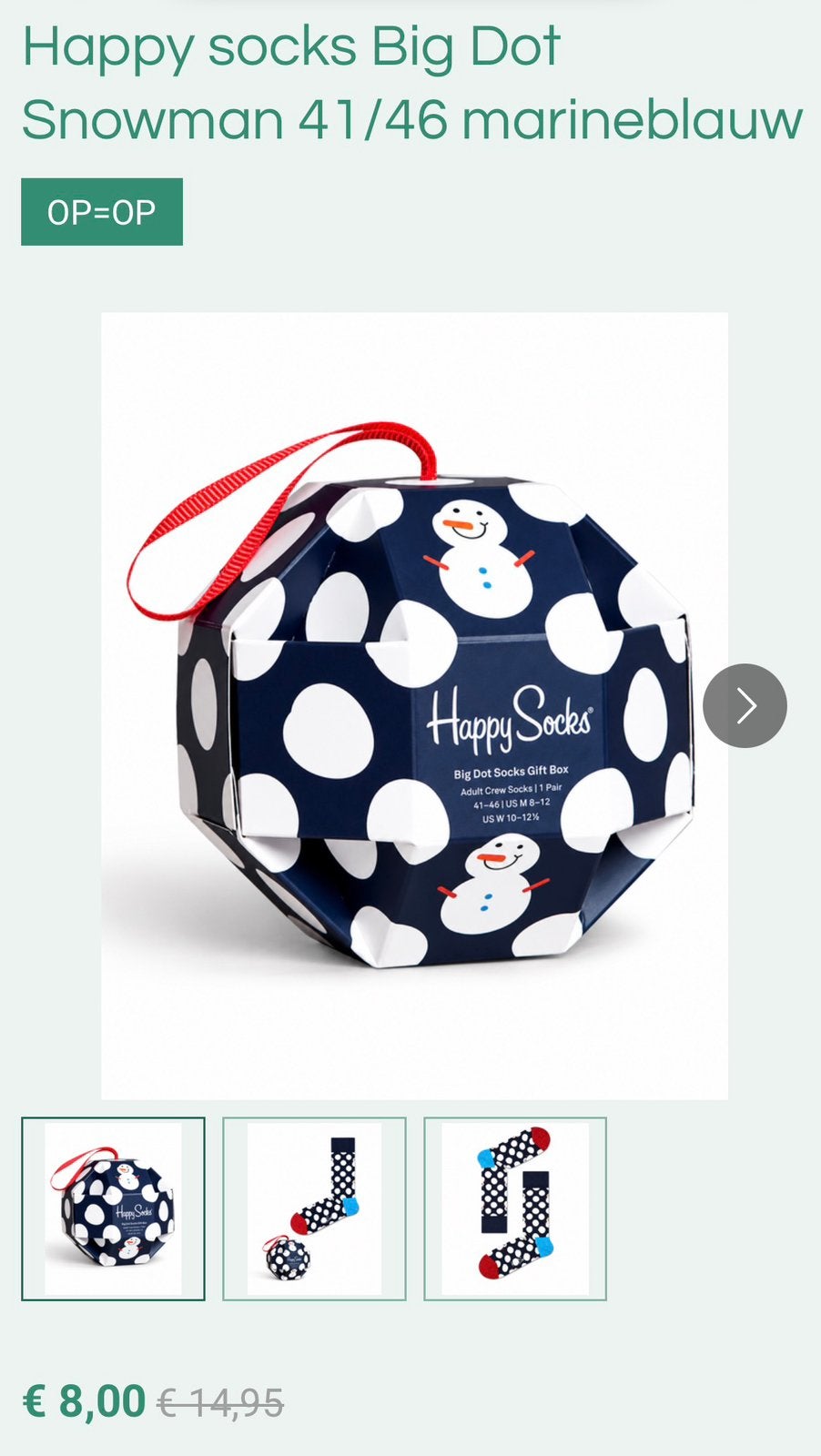 Happy socks kerst, Kleding | Heren, Ophalen, Nieuw