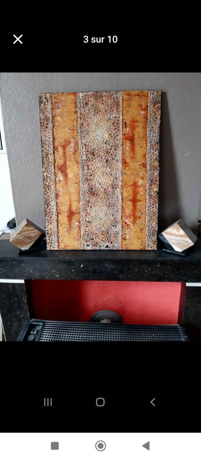 2 jolie tableau abstrait, Enlèvement