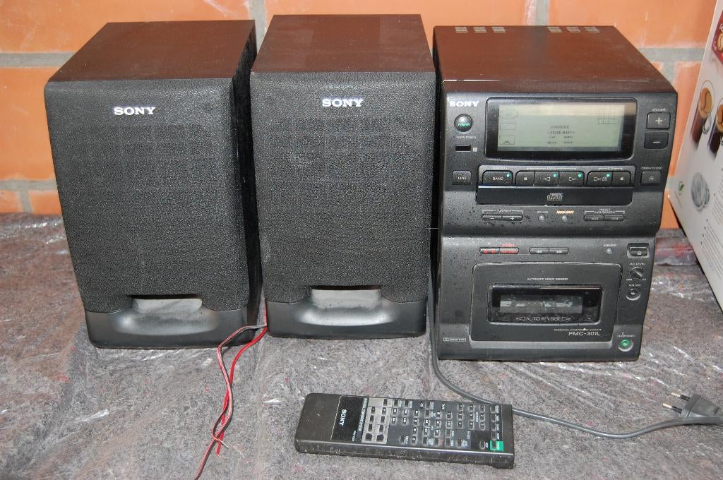Stereotoren sony met afstandbediening zwart, Audio, Tv en Foto, Ophalen, Gebruikt, Tuner of Radio, Sony
