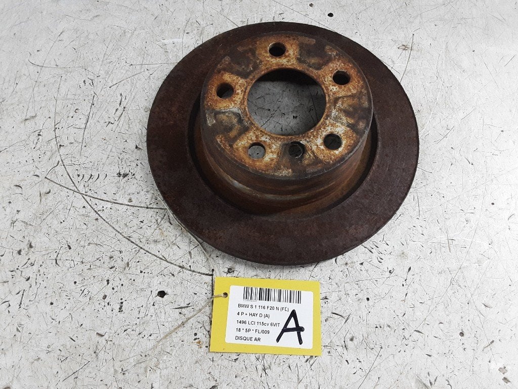 FREIN DISQUE ARRIÈRE BMW 1 serie (F20) (01-2010/06-2019), Utilisé, BMW, Petuelring 130
80809  München, DE, Bayerische Motoren Werke AG