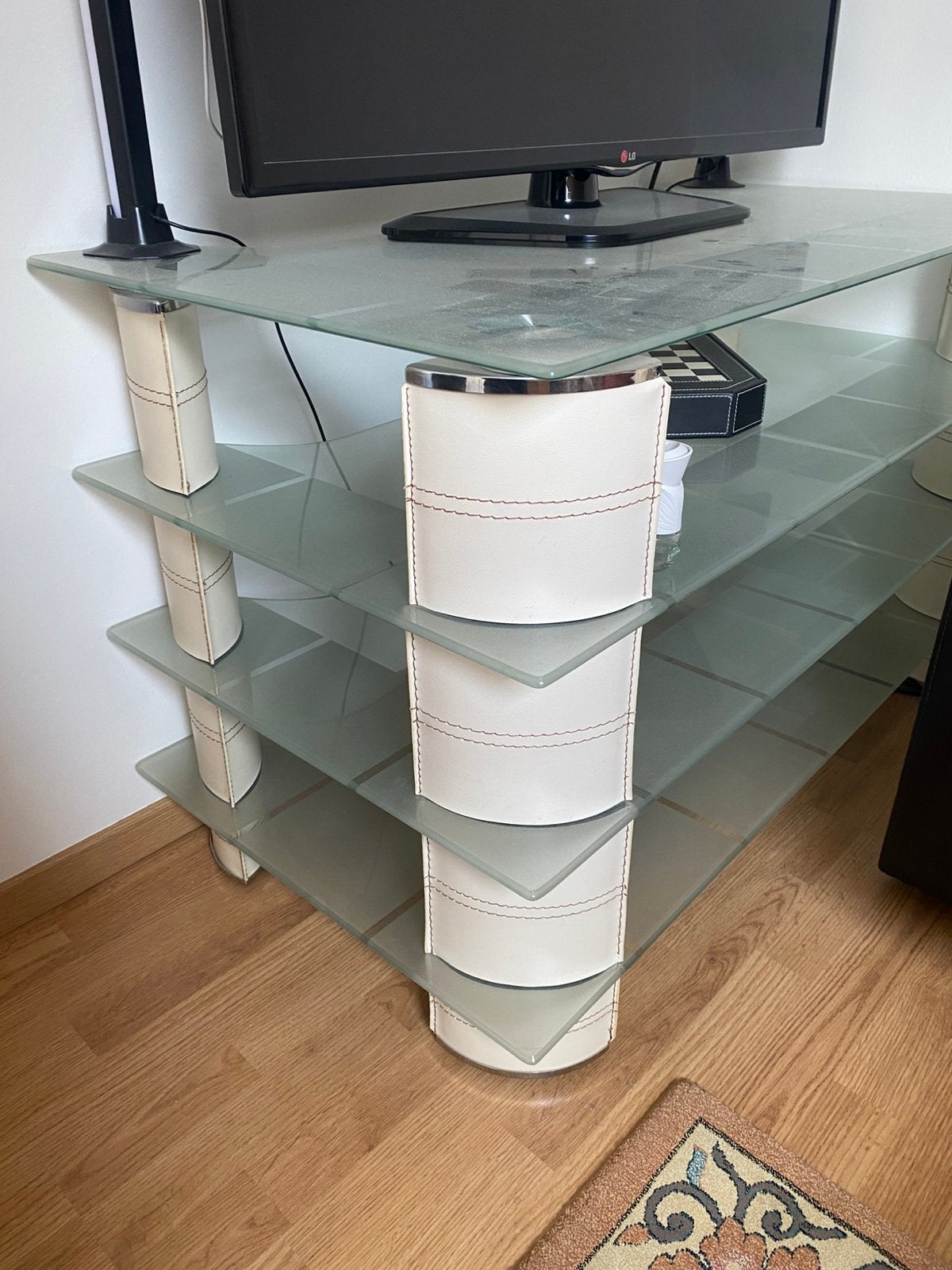 Meuble tv en verre, Enlèvement, Comme neuf, Verre