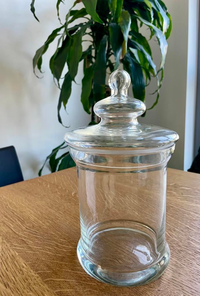 Voorraadpot in glas., Ophalen, Glas, Nieuw, Voorraadpot