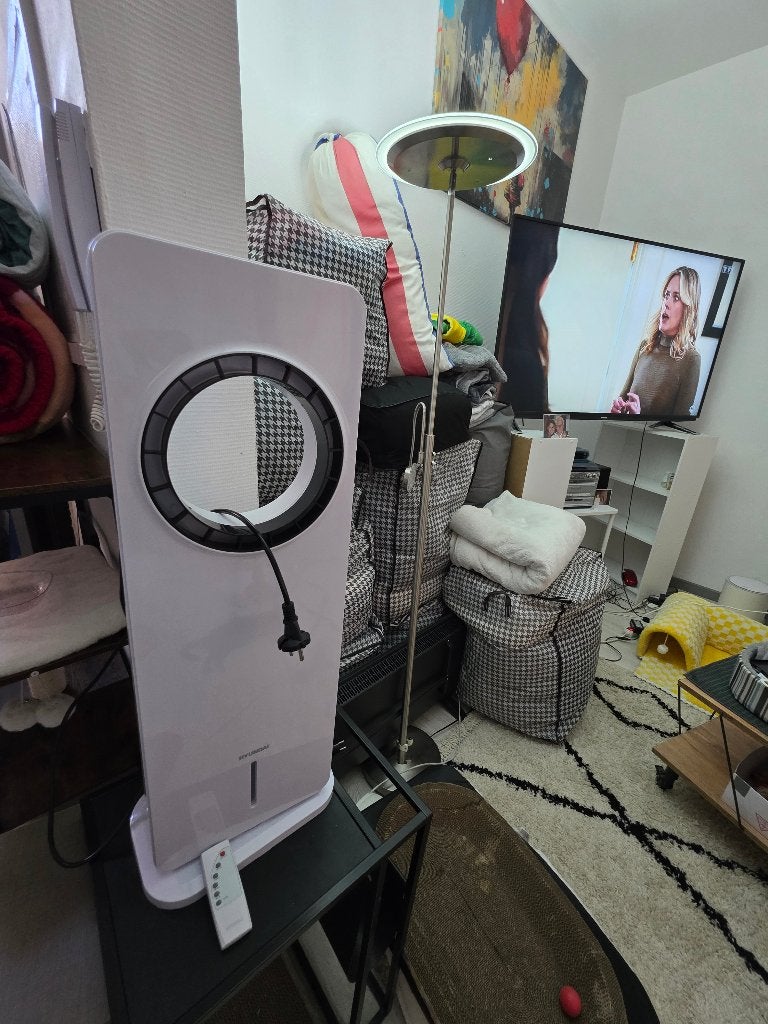 CLIMATISEUR + TELECOMMANDE, Elektronische apparatuur, Airco's, Ophalen, Nieuw, 3 snelheden of meer, Staande ventilator
