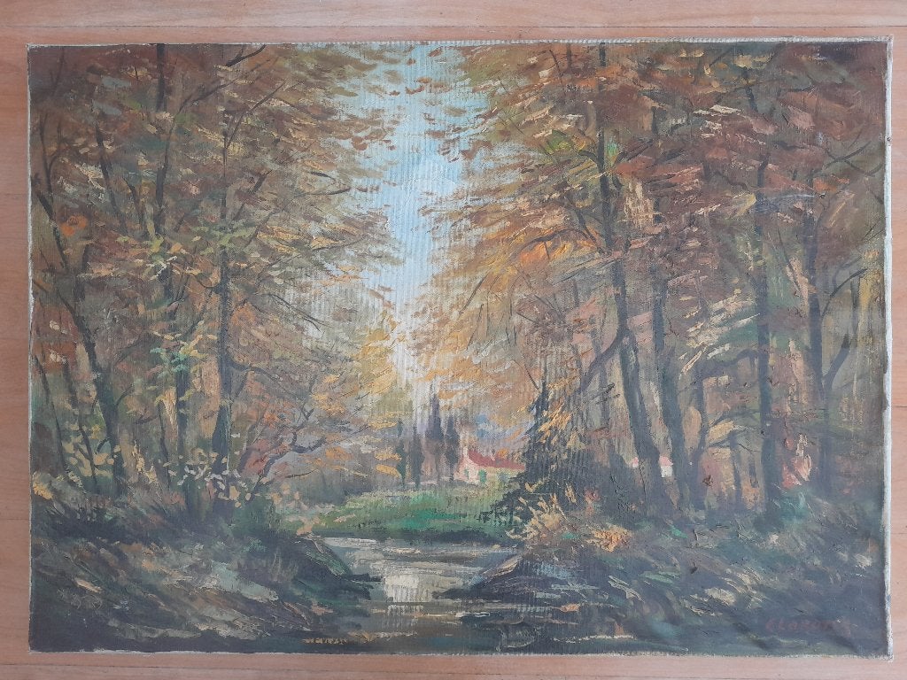 René Clarot - Huile sur toile - (1882 -1972), Antiquités & Art, Enlèvement ou Envoi, Expressionniste, Toile