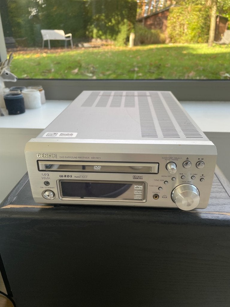 Lecteur CD Denon + boîtiers + caisson de basse, TV, Hi-fi & Vidéo, Enlèvement, Utilisé, Autres marques