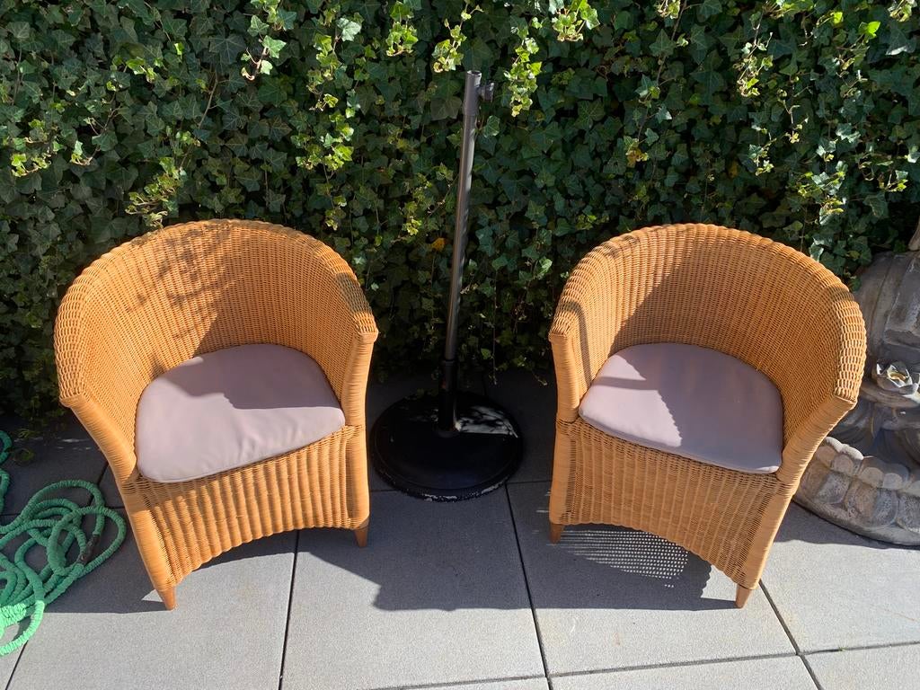 Rotan stoelen, Jardin & Terrasse, Chaises de jardin, Enlèvement, Comme neuf, Rotin